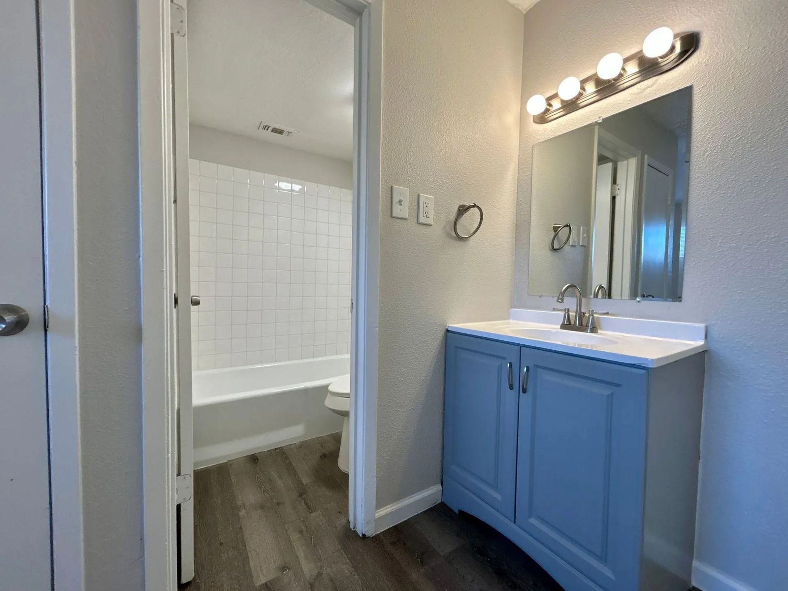 Renovated bathroom at The Jackson